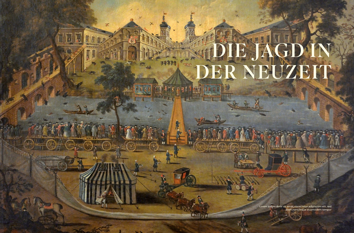 Die Geschichte der Jagd Innenansicht