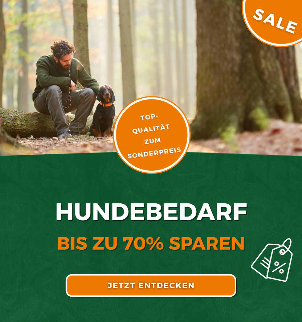 Jagdhundeausrüstung reduziert
