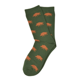 Krawattendackel Socken "Wildschwein"