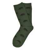 Krawattendackel Socken "Wildschwein"