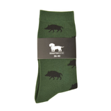 Krawattendackel Socken "Wildschwein"
