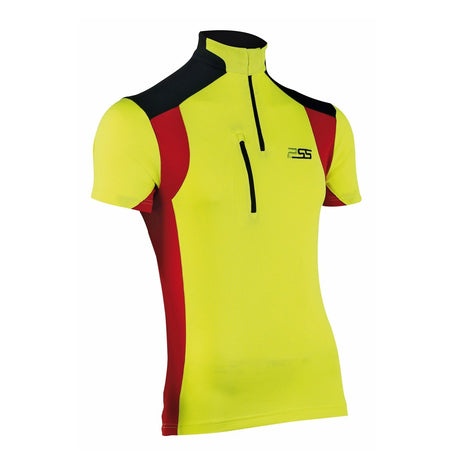 PSS X-Treme Kurzarm Shirt gelb rot