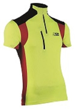 PSS X-Treme Kurzarm Shirt gelb rot