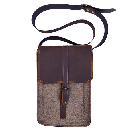 AKAH Messenger-Tasche Wollfilz 