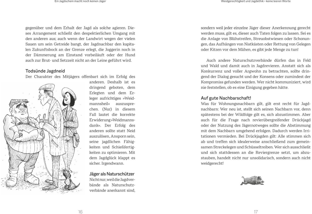 Der kleine Jäger-Knigge - Innenansicht 1