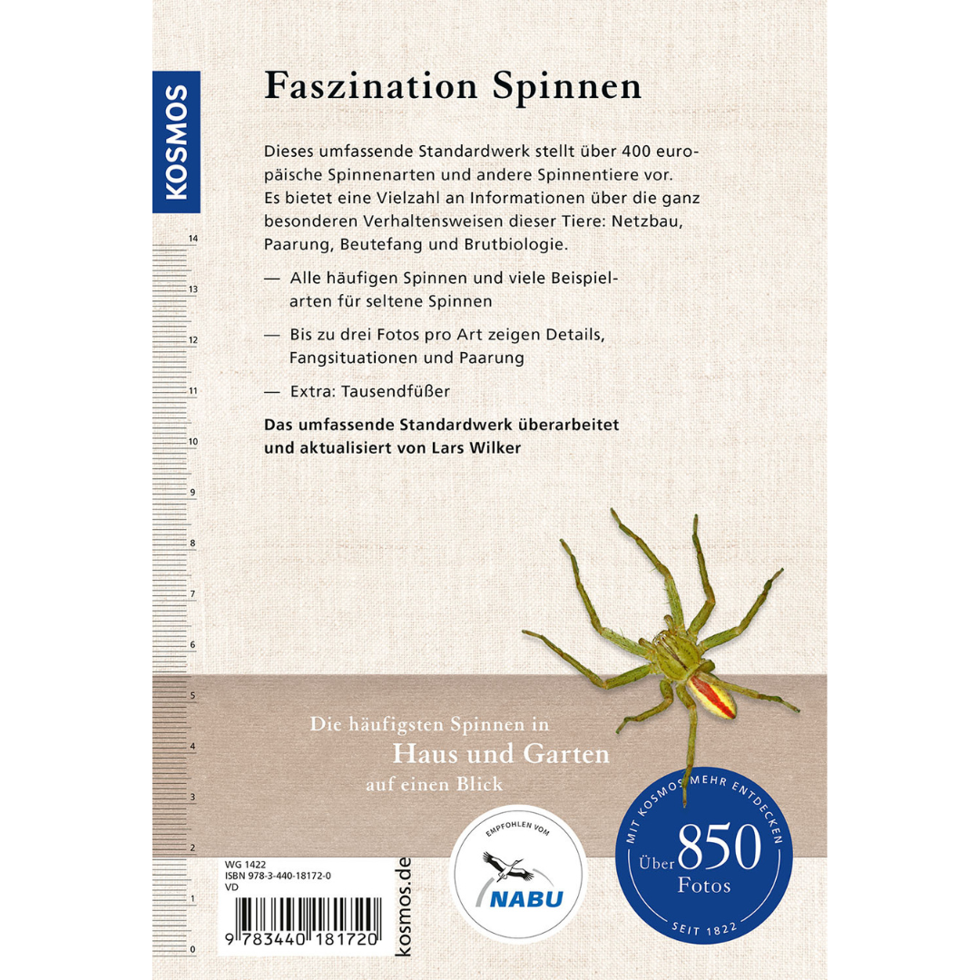 Der Kosmos Spinnenführer - Backcover