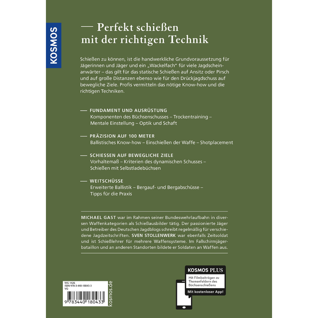 Der perfekte Büchsenschuss - Backcover