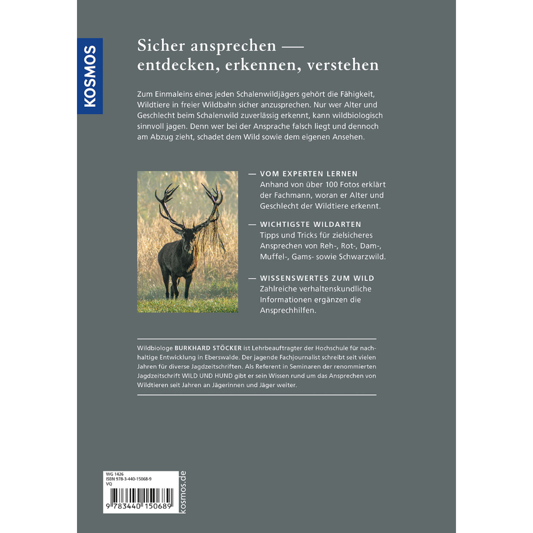 Die Altersansprache des Schalenwilds Backcover