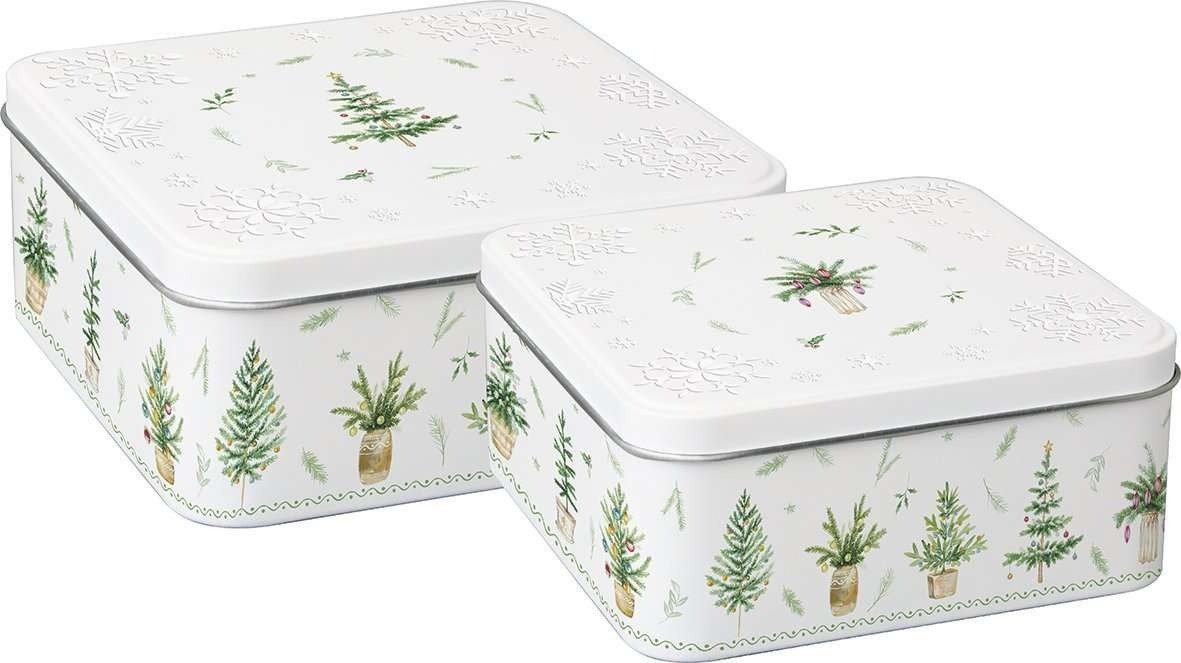 Winterliche Gebaeckdose