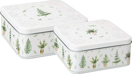 Winterliche Gebaeckdose