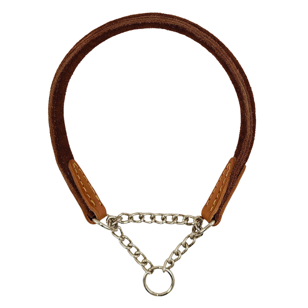 Halsung aus Yak-Leder Velours