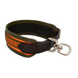 Schweißhalsung oliv/orange