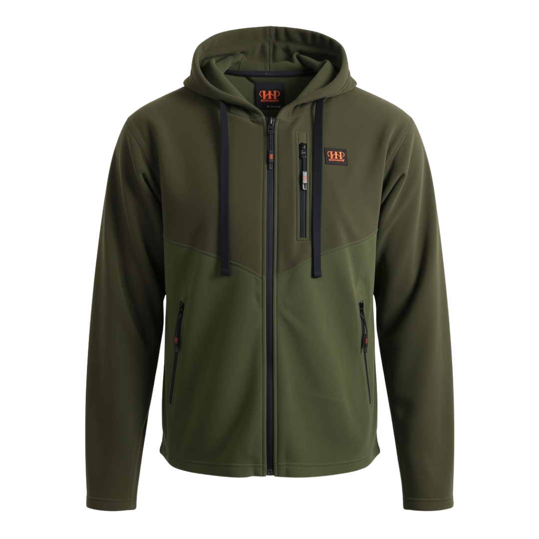 House of Hunting Fleece-Hoodie Pellegrino