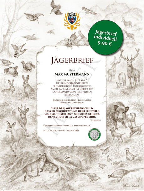 Jägerbrief - Individualisiert