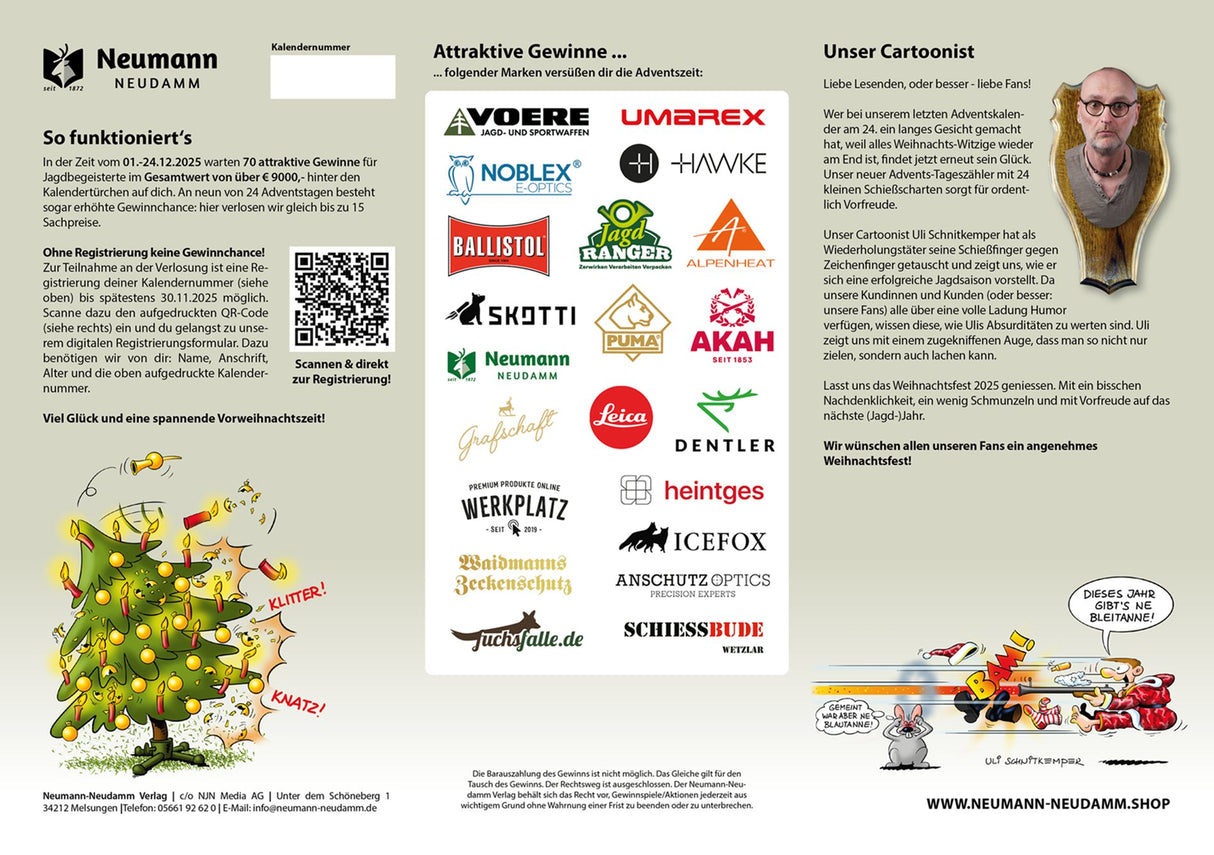 Adventskalender fuer Jaeger 2025 RS