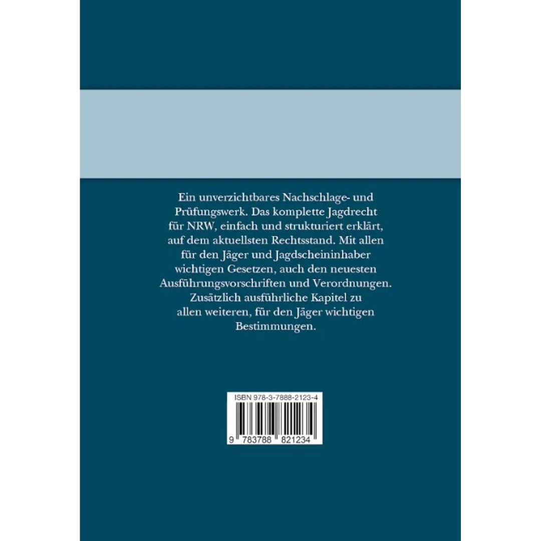 Jagdrecht NRW 12. Auflage Backcover
