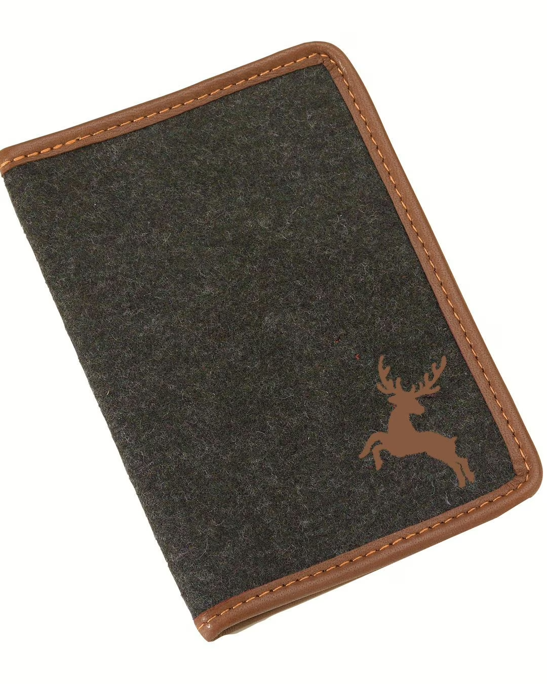 Jagdscheinetui Loden Braun