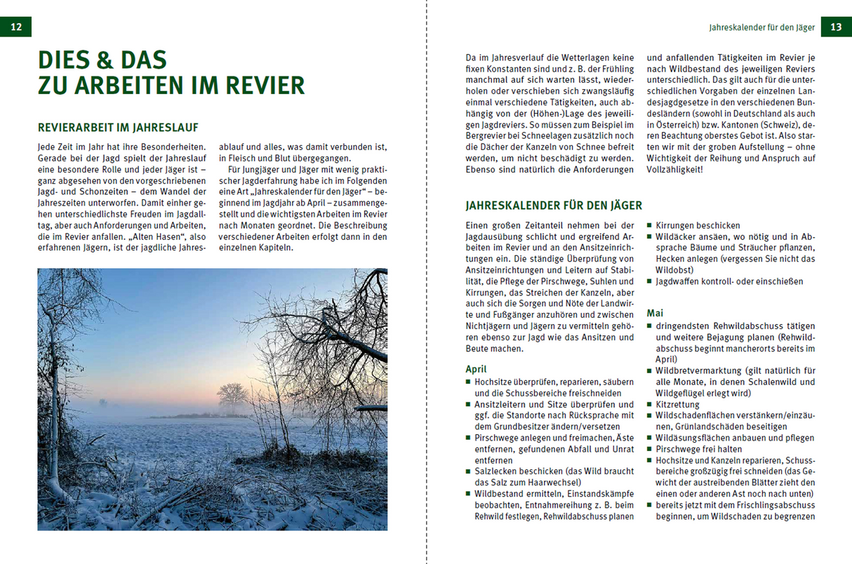 Jungjäger-Ratgeber - Revierarbeit - Innenansicht
