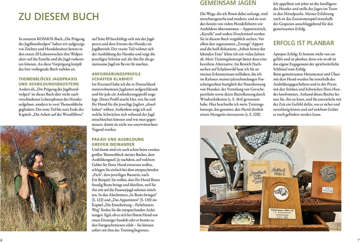 Ausbildung Jagdhund Inhalt des Buches