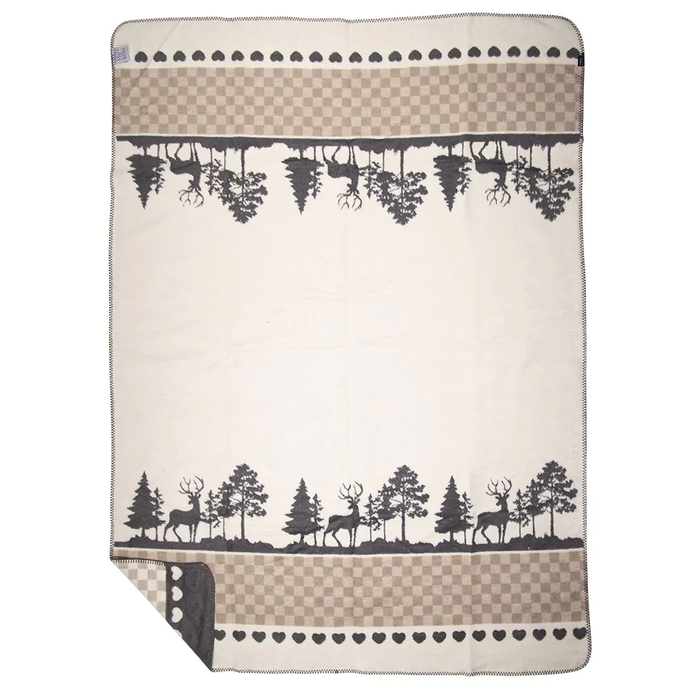 Kuscheldecke "Wald" Rückseite
