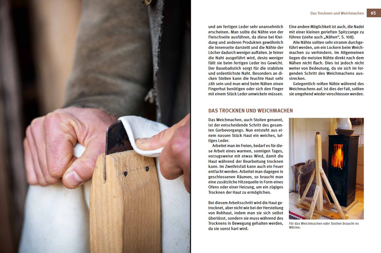 Leder, Felle & Pelze selbst gerben - Innenansicht 3