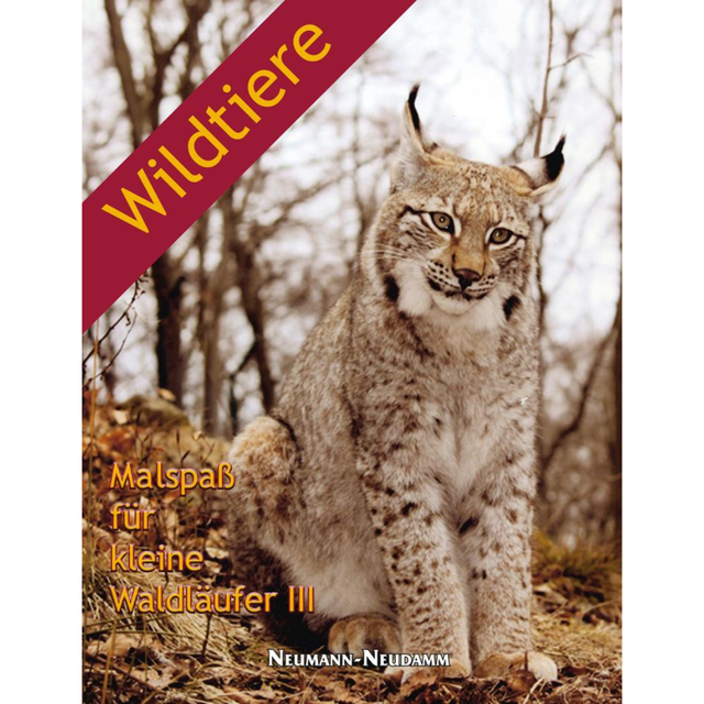 Malspaß für kleine Waldläufer III – Wildtiere