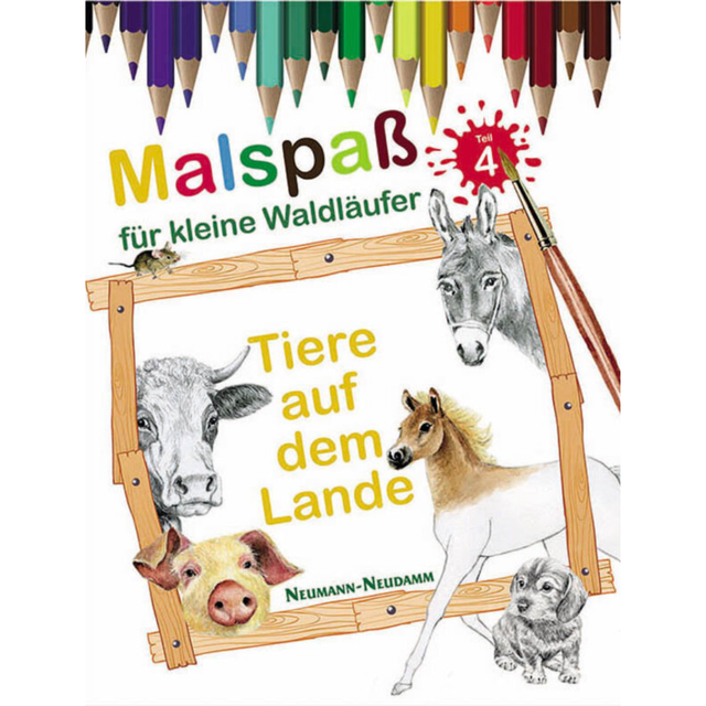 Malspaß für kleine Waldläufer IV – Tiere auf dem Lande