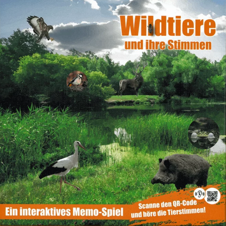Memory-Spiel "Wildtiere und ihre Stimmen"