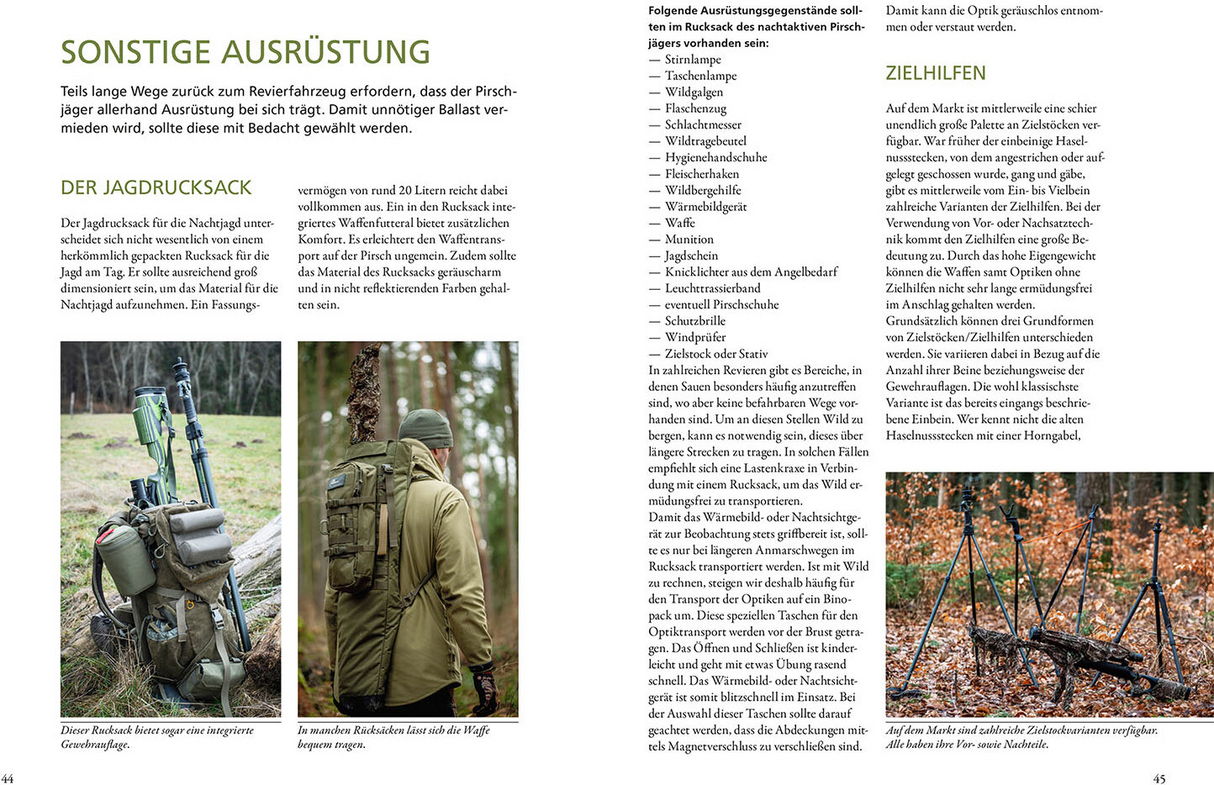Nachtjagd auf Sauen - Ausrüstung