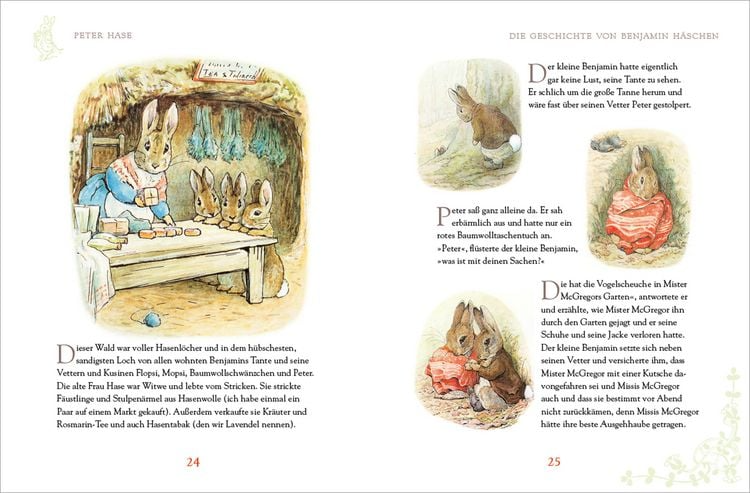 Peter Hase - Sämtliche Abenteuer - Beatrix Potter - Die Geschichte von Benjamin Häschen