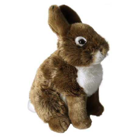 Plüschtier sitzende Hase