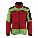 PSS Faserstrickjacke X-treme Arctic Kids - Rot/Gelb