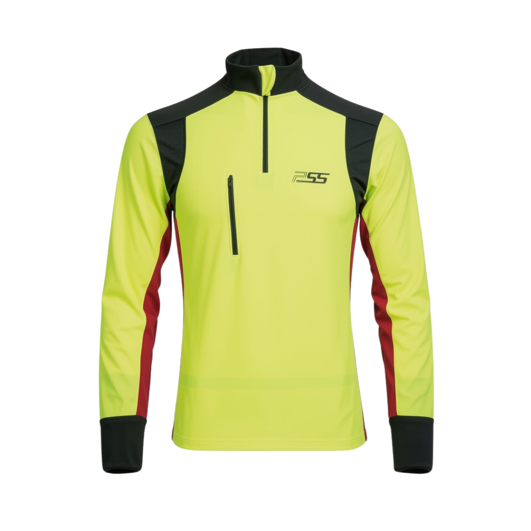 PSS Fleeceshirt X-treme Polar - gelb/rot