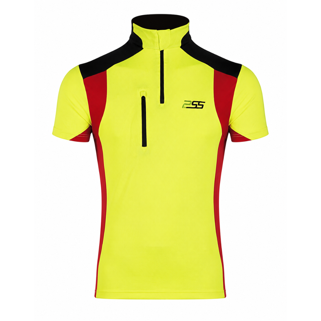 PSS Funktionsshirt X-treme Skin Kurzarm - Gelb/Rot