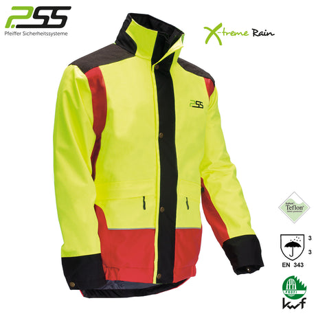 PSS Rain Regenjacke gelb rot