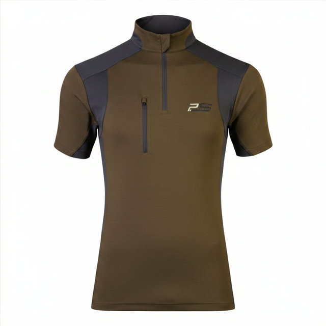 Das PSS X-treme Skin Kurzarm-Shirt in grün/schwarz