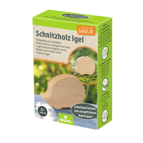 Schnitzholz - Igel - Verpackung