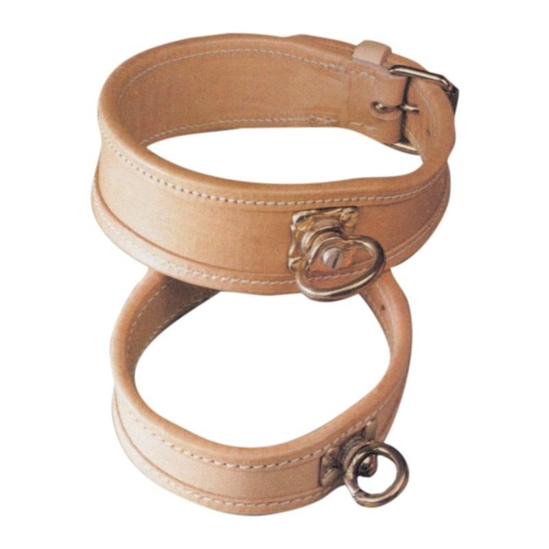 Schweißhalsung aus Fahlleder