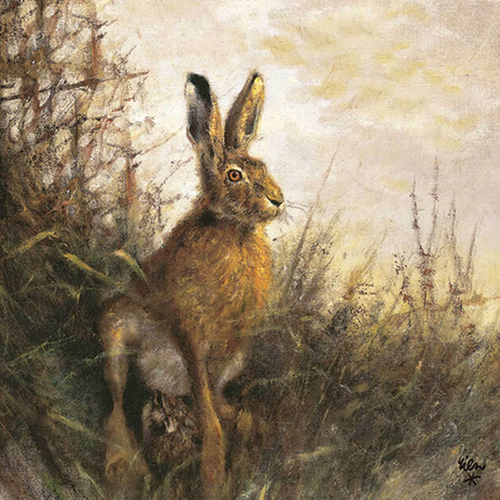 Servietten Rien Poortvliet "Hase"