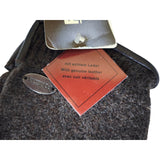 Edler Strickhandschuh m. Ledereinfassung