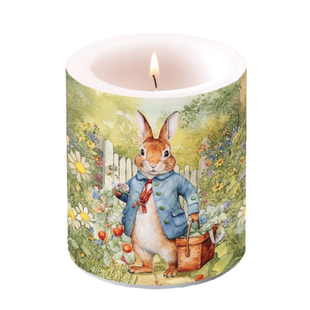 Stumpenkerze Mister Rabbit