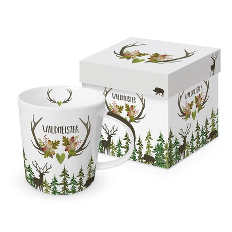 Tasse mit Waldmeister-Motiv