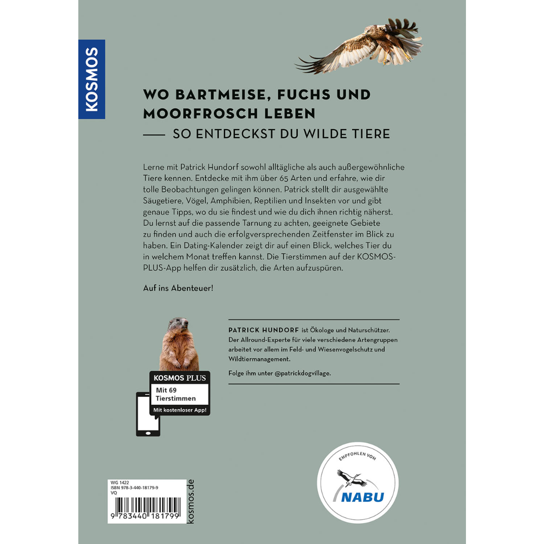 Tiere beobachten mit dem Wildtierguide Backcover