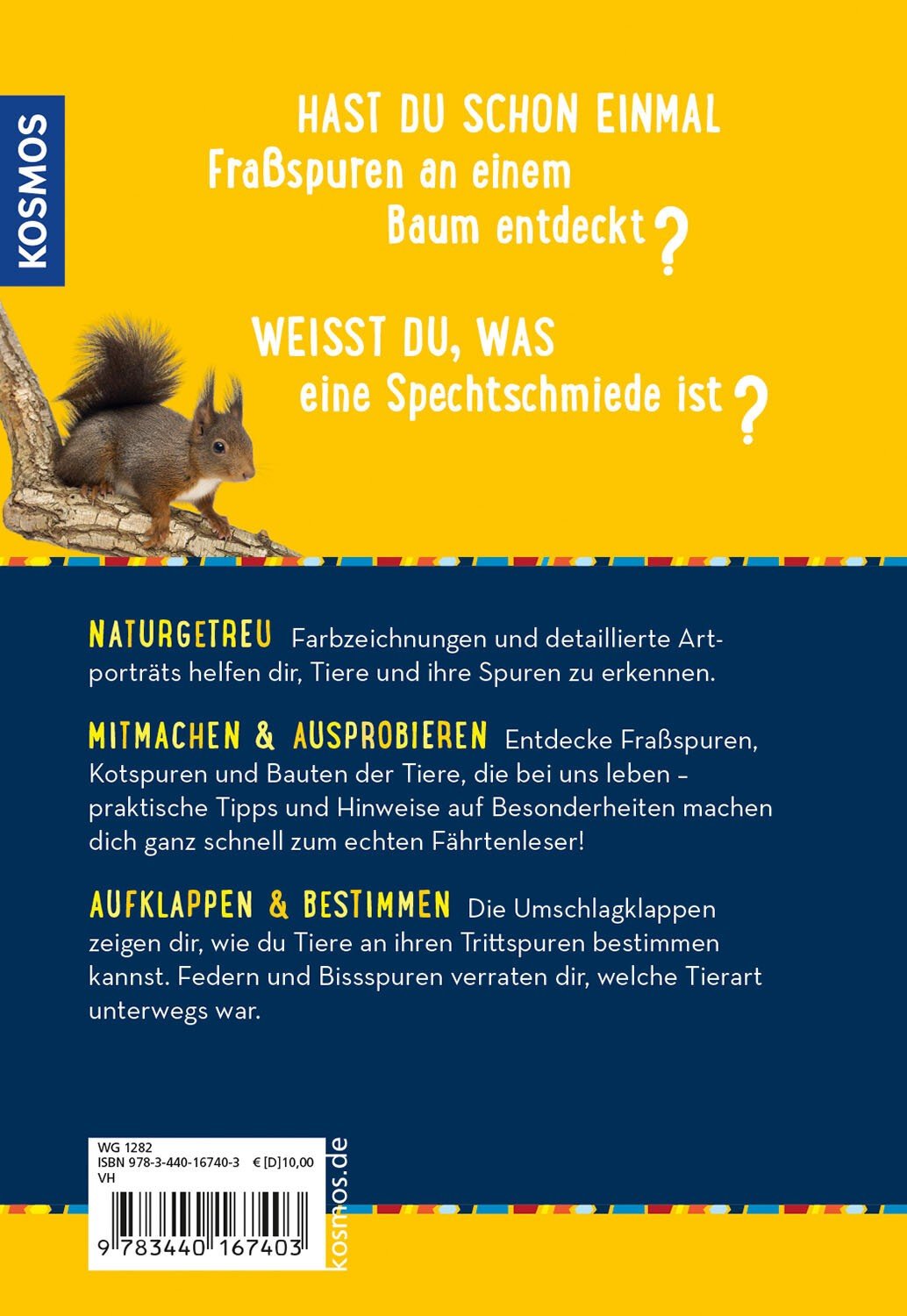 Tierspur erkennen und bestimmen Kinder