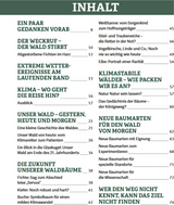 Wald im Wandel - Inhaltsverzeichnis