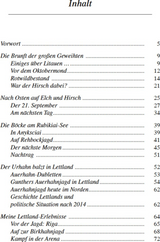 Weidwerk im Baltikum und in heimischen Revieren - Inhalt
