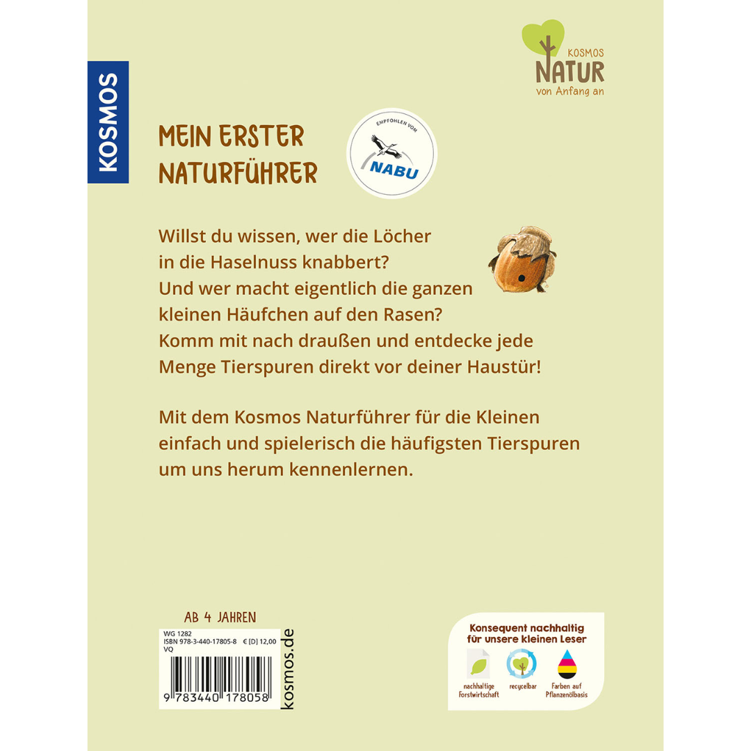 Mein erster Naturführer, Welche Tierspur ist das? - Backcover