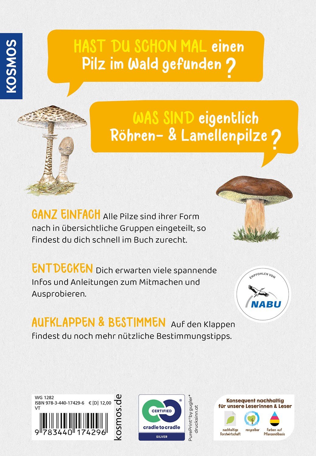 Welcher Pilz ist das Rueckcover