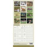 WILD UND HUND Edition : Familienplaner Kalender 2027 - Rückseite
