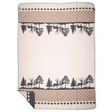 Wohndecke mit Wald-Motiv